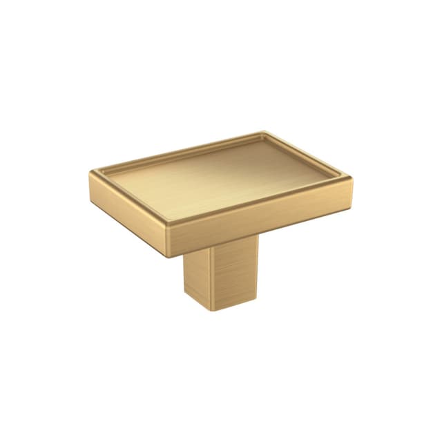 Amerock Rockhurst Series Champagne Bronze 1-5/8 in (41 mm) L x 1-3/16 in (30 mm) W Knob, BP37571CZ