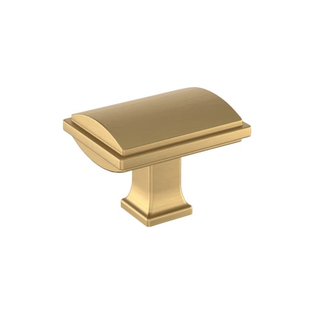 Amerock Townsend Series Champagne Bronze 1-5/8 in (41 mm) L x 1-1/4 in (32 mm) W Knob, BP37521CZ