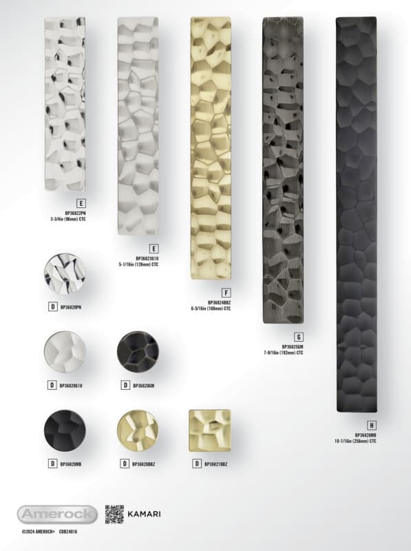 Amerock Kamari Collection Display Boards