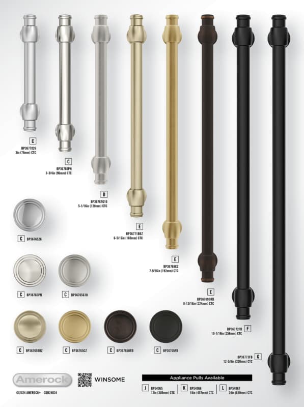 Amerock Winsome Collection Display Boards