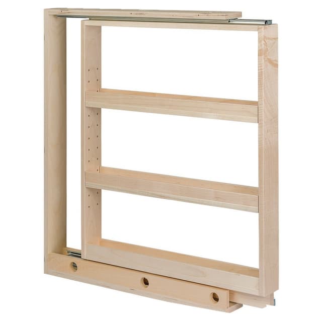 Century Signature Maple 3-Shelf Base Cabinet Fillers with Standard Slides
