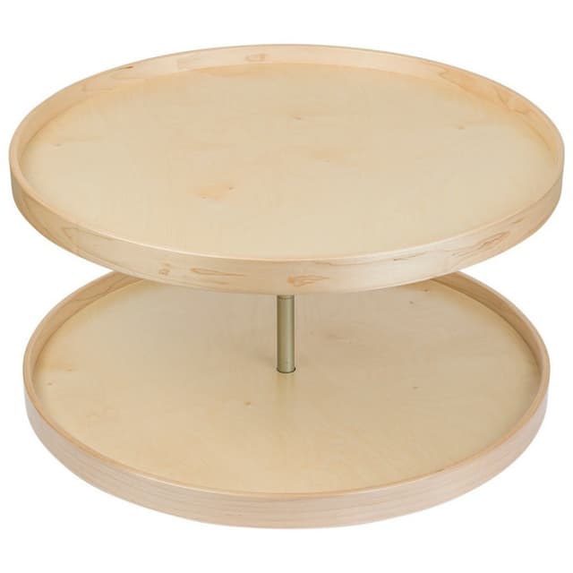 Century Signature Series, Full Circle Lazy Susan, Unfinished, 12-Tray Set With Hardware
