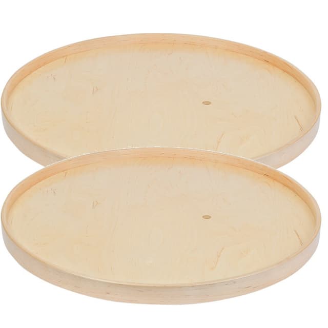 Century Signature Series, Full Circle Lazy Susan, Unfinished, 2-Trays Only