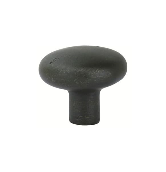 Emtek Sandcast Bronze Round Knob, 1-3/4" Diameter, Medium Bronze Patina - 86117MB