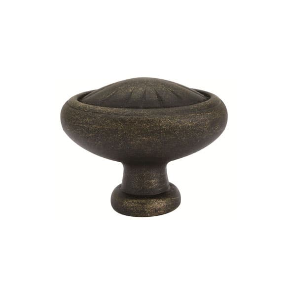 Emtek Tuscany Bronze Egg Knob, 1-3/4" Diameter, Medium Bronze Patina - 86143MB
