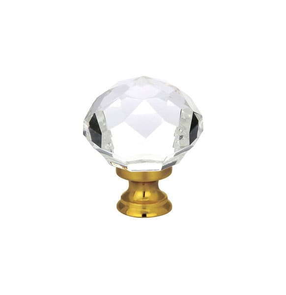 Emtek Diamond Glass Knob, 1-3/4" Diameter, French Antique - 86209US7