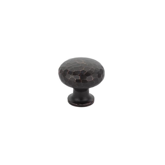 Emtek Arts & Crafts Round Dimpled Knob, 1-1/4" Diameter, Oil Rubbed Bronze - 86037US10B