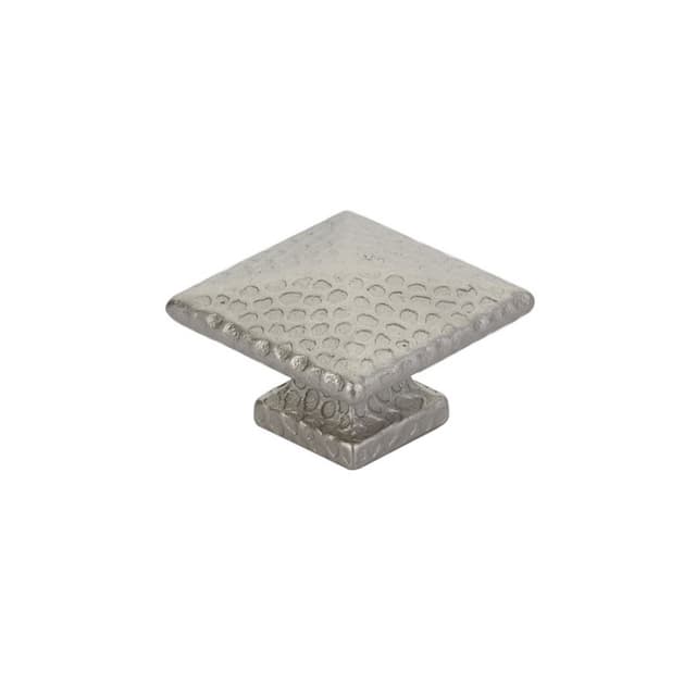 Emtek Arts & Crafts Square Dimpled Knob, 1-3/4" Diameter, Satin Nickel - 86212US15