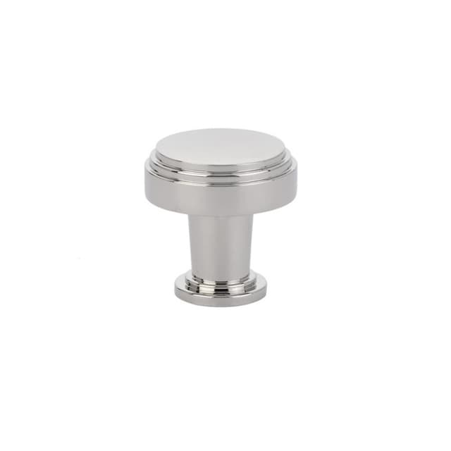 Emtek Art Deco Newport Knob, 1-1/4" Diameter, Polished Nickel - 86432US14