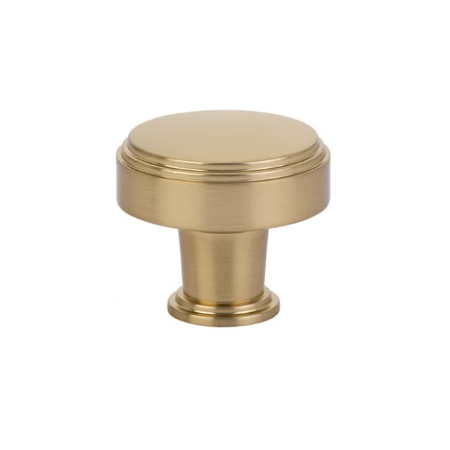Emtek Art Deco Newport Knob, 1-3/4" Diameter, Satin Brass - 86433US4