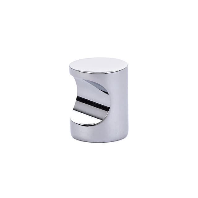 Emtek Contemporary Finger Pull, 1"CC, Polished Chrome - 86151US26