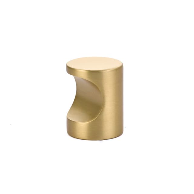 Emtek Contemporary Finger Pull, 1"CC, Satin Brass - 86151US4
