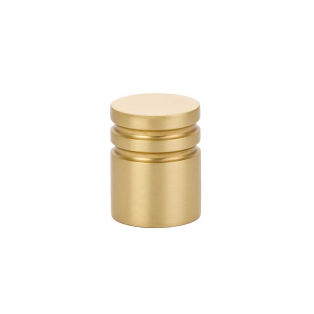 Emtek Contemporary Metric Knob, 1" Diameter, Satin Brass - 86268US4