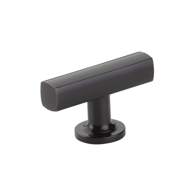 Emtek Urban Modern Freestone T-Knob, 2" Diameter, Oil Rubbed Bronze - 86727US10B