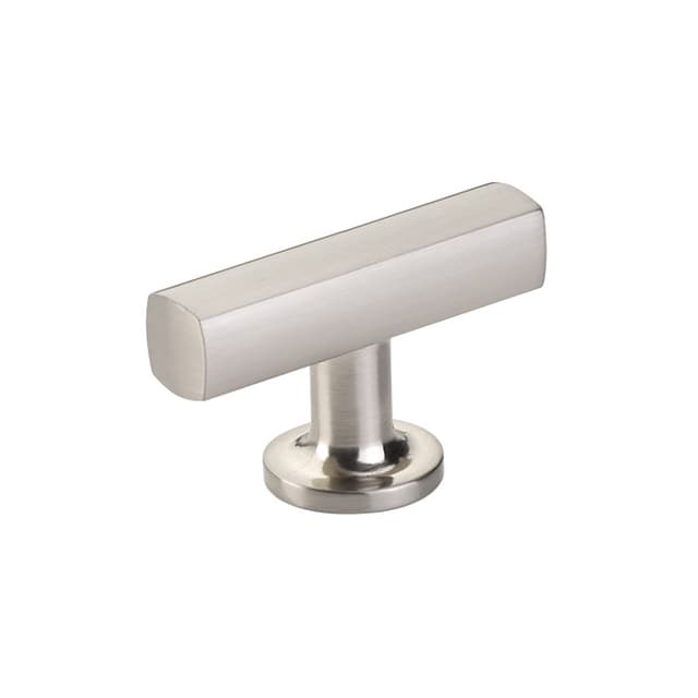 Emtek Urban Modern Freestone T-Knob, 2" Diameter, Satin Nickel - 86727US15