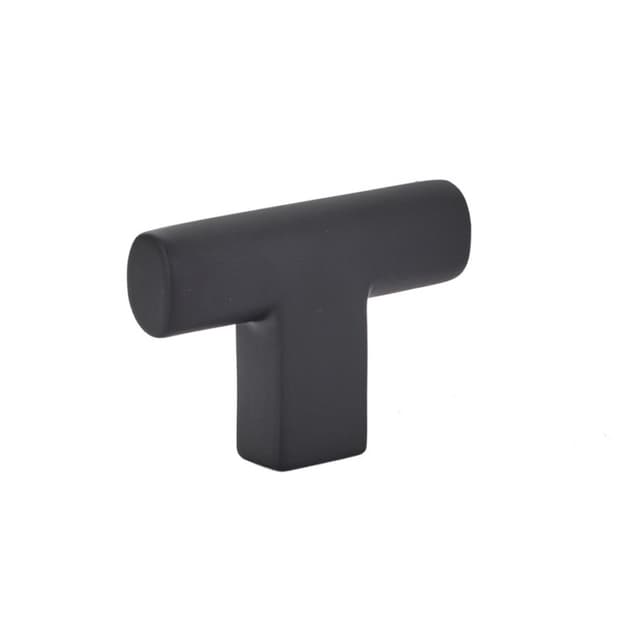 Emtek Contemporary Trail Knob, 2" Diameter, Flat Black - 86271US19