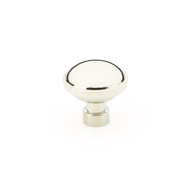 Emtek Industrial Modern Brandt Knob, 1-1/4" Diameter, Polished Nickel - 86695US14
