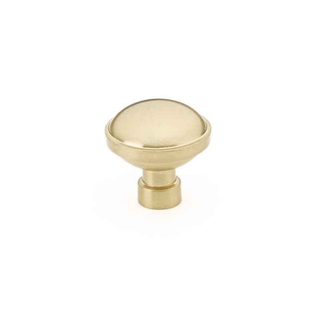 Emtek Industrial Modern Brandt Knob, 1-1/4" Diameter, Satin Brass - 86695US4