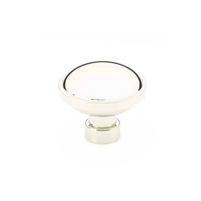 Emtek Industrial Modern Brandt Knob, 1-3/4" Diameter, Polished Nickel - 86696US14