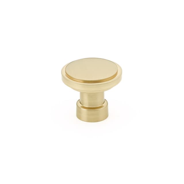 Emtek Industrial Modern Haydon Knob, 1-1/4" Diameter, Satin Brass - 86697US4