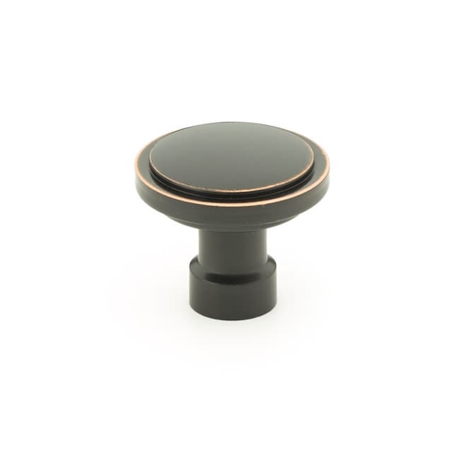 Emtek Industrial Modern Haydon Knob, 1-3/4" Diameter, Oil Rubbed Bronze - 86698US10B