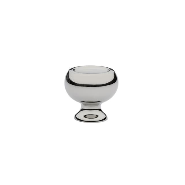 Emtek Mid Century Modern Atomic Knob, 1" Diameter, Polished Nickel - 86314US14