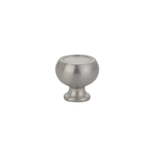 Emtek Mid Century Modern Atomic Knob, 1" Diameter, Satin Nickel - 86314US15