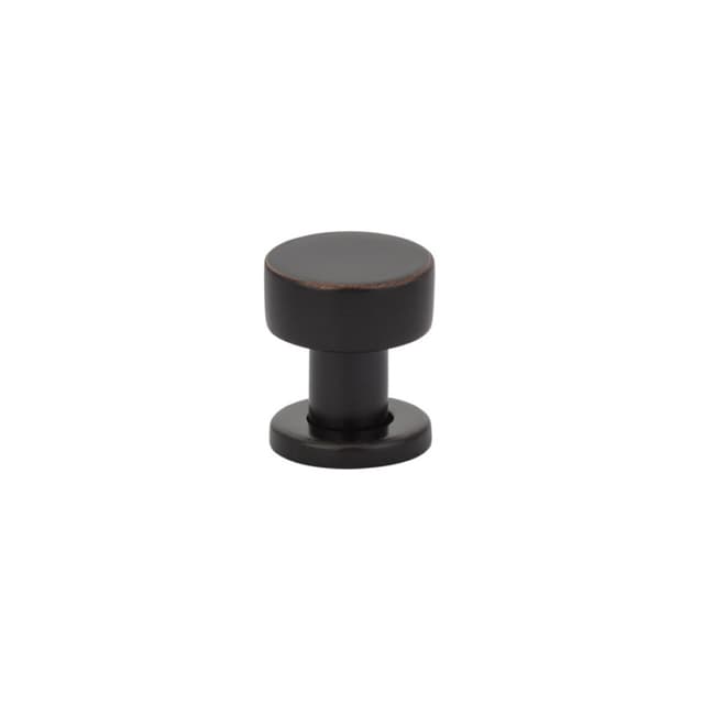 Emtek Mid Century Modern Cadet Knob, 1" Diameter, Oil Rubbed Bronze - 86321US10B