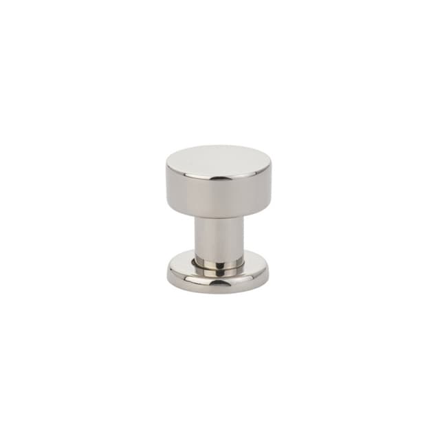 Emtek Mid Century Modern Cadet Knob, 1" Diameter, Polished Nickel - 86321US14