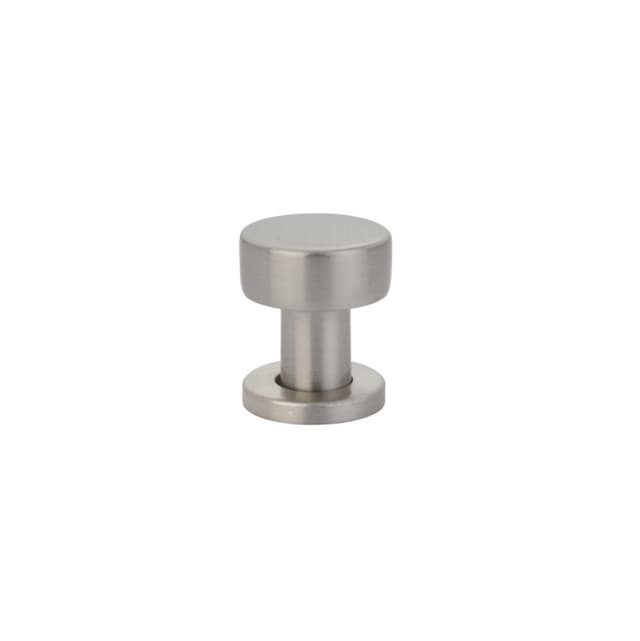 Emtek Mid Century Modern Cadet Knob, 1" Diameter, Satin Nickel - 86321US15