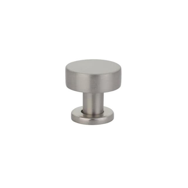 Emtek Mid Century Modern Cadet Knob, 1-1/4" Diameter, Satin Nickel - 86322US15