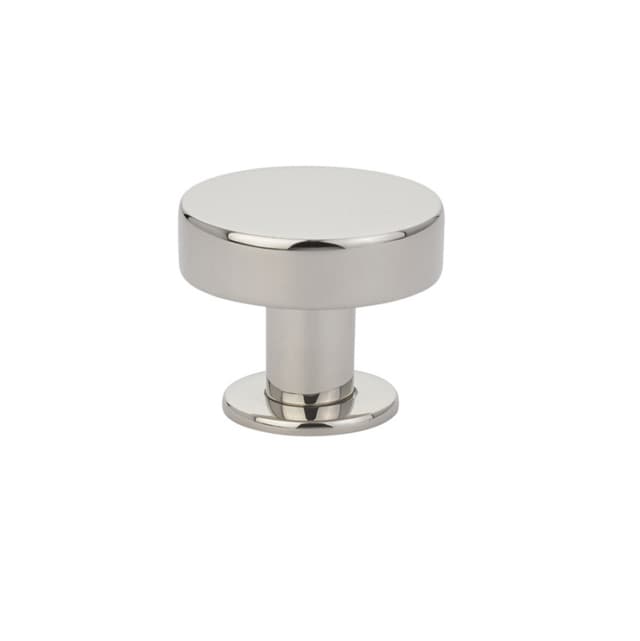 Emtek Mid Century Modern Cadet Knob, 1-3/4" Diameter, Polished Nickel - 86323US14
