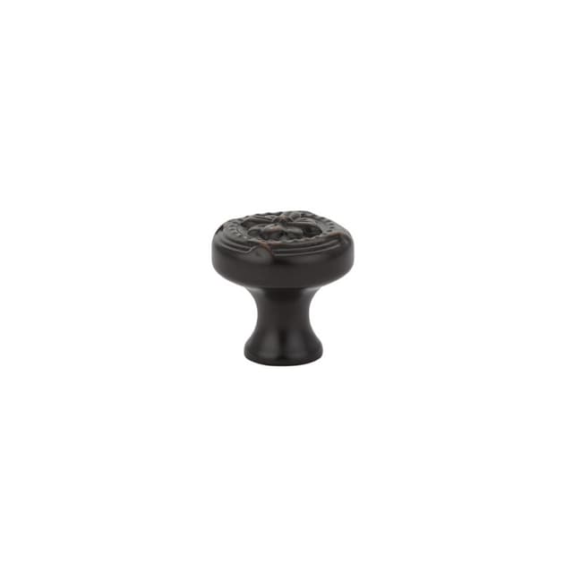 Emtek Ribbon & Reed Knob, 1-1/4" Diameter, Oil Rubbed Bronze - 86277US10B
