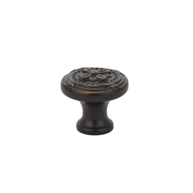 Emtek Ribbon & Reed Knob, 1-3/4" Diameter, Oil Rubbed Bronze - 86278US10B