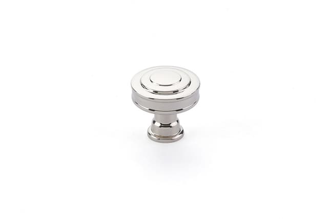 Emtek Transitional Heritage Glendon Knob, 1-1/4" Diameter, Polished Nickel - 86463US14