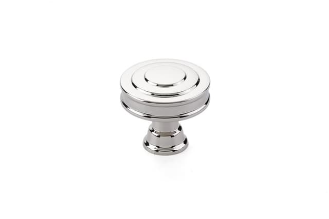 Emtek Transitional Heritage Glendon Knob, 1-5/8" Diameter, Polished Nickel - 86464US14