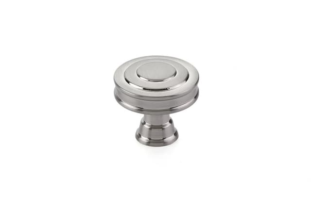 Emtek Transitional Heritage Glendon Knob, 1-5/8" Diameter, Satin Nickel - 86464US15