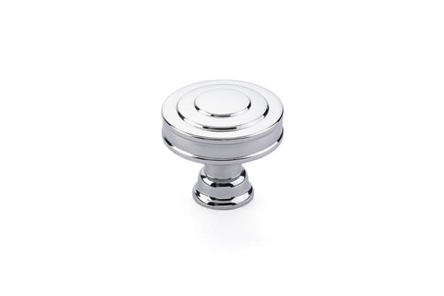 Emtek Transitional Heritage Glendon Knob, 1-5/8" Diameter, Polished Chrome - 86464US26