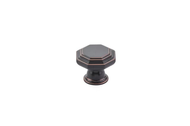 Emtek Transitional Heritage Midvale Knob, 1-1/4" Diameter, Oil Rubbed Bronze - 86465US10B