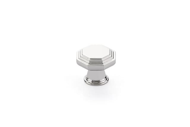 Emtek Transitional Heritage Midvale Knob, 1-1/4" Diameter, Polished Nickel - 86465US14