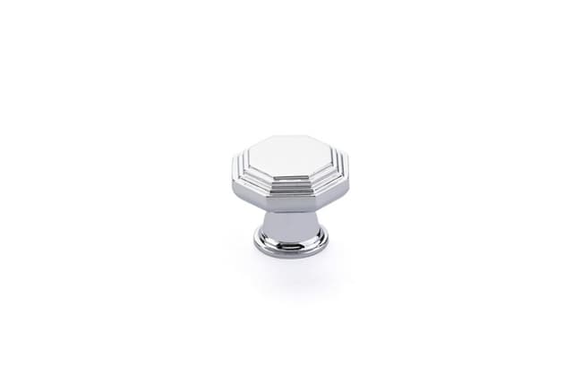 Emtek Transitional Heritage Midvale Knob, 1-1/4" Diameter, Polished Chrome - 86465US26