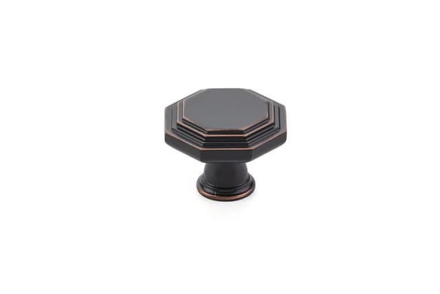 Emtek Transitional Heritage Midvale Knob, 1-3/4" Diameter, Oil Rubbed Bronze - 86466US10B
