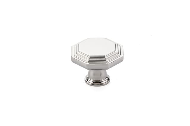 Emtek Transitional Heritage Midvale Knob, 1-3/4" Diameter, Polished Nickel - 86466US14