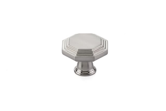 Emtek Transitional Heritage Midvale Knob, 1-3/4" Diameter, Satin Nickel - 86466US15