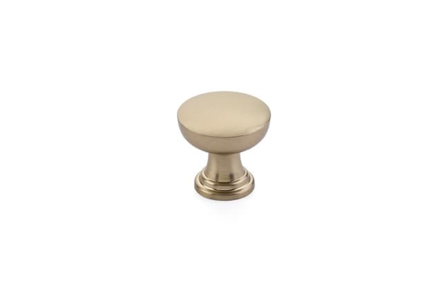 Emtek Transitional Heritage Overland Knob, 1-1/4" Diameter, Satin Brass - 86467US4