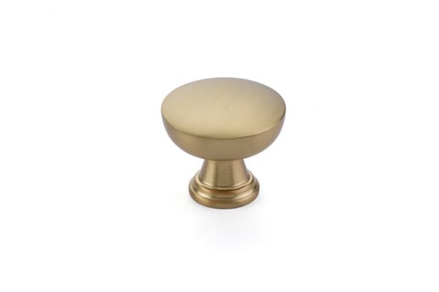 Emtek Transitional Heritage Overland Knob, 1-3/4" Diameter, Satin Brass - 86468US4