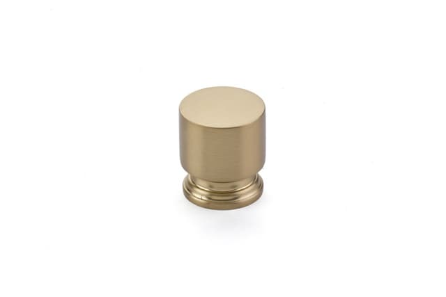 Emtek Transitional Heritage Prosser Knob, 1-1/4" Diameter, Satin Brass - 86470US4