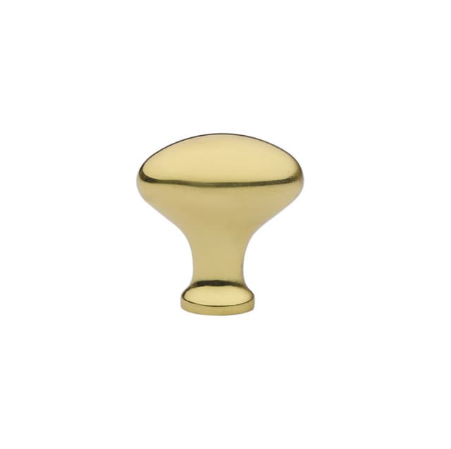 Emtek Traditional Egg Knob, 1" Diameter, Polished Brass - 86015US3