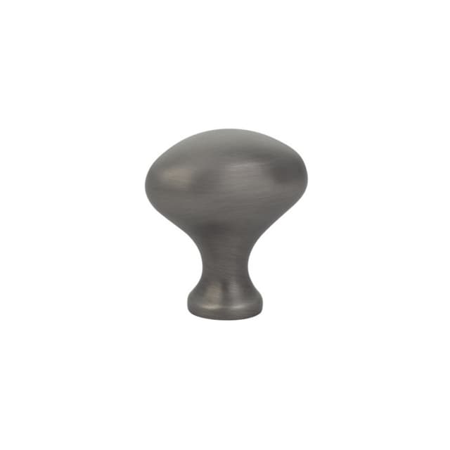 Emtek Traditional Egg Knob, 1-1/4" Diameter, Pewter - 86016US15A