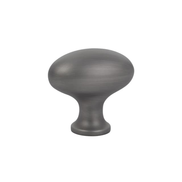 Emtek Traditonal Egg Knob, 1-3/4" Diameter, Pewter - 86124US15A